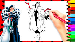 See more ideas about cruella deville, cruella, cruella de vil. Cruella De Vil Art Coloring Disney Villains Youtube