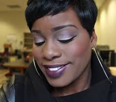 Purple Lips & A Pixie Cut