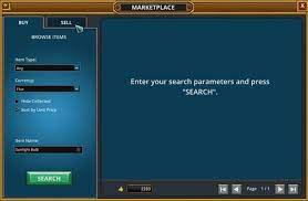 To bring up the marketplace menu, press the u button on the keyboard. Marketplace Strategy Guide Trovesaurus