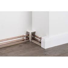 Rohrabdeckleiste 64x96 Inkl Montageprofil Set 2 Oberkante Abgerundet Mdf Weiss Heizungsrohre Haus Deko Neues Zuhause