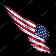 Black High Resolution American Flag Vector Download Royalty Free Abstract Wing With American Flag On Black Background Stock Photo 4845191 From American Flag Background American Flag American Indian Art