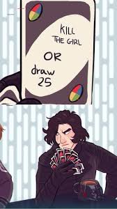 Uno Kyloren Star Wars Art Star Wars Humor Funny Star Wars Memes