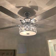 Maybe you would like to learn more about one of these? Gold Flamingo 52 Rupert 5 Blade Crystal Ceiling Fan With Remote Control And Light Kit Included Reviews Wayfair