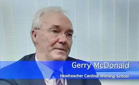St Aidans Secondary School Head Teacher Mr Gerry McDonald 😀😃😁👍