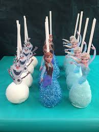 Best And Easiest Frozen Themed Desserts Cakejournal Com Frozen Cake Pops Frozen Birthday Cake Frozen Birthday Party Cake