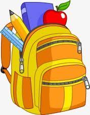 School Bag Pencil Ruler Book School Vector Bag Vector School Clipart Bag Clipart Buchertasche Schultasche Schulranzen