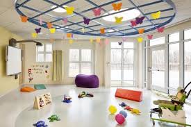 Elizabeth Seton Pediatric Center S New Facility Emphasizes Home Pediatrics Healthcare Design Therapy Room