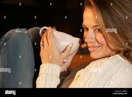 Dark red jeans hi-res stock photography and images