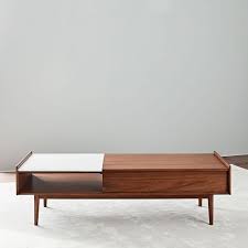 Mid Century Pop Up Storage Coffee Table Walnut Large Coffee Table Mid Century Coffee Table Decorating Coffee Tables