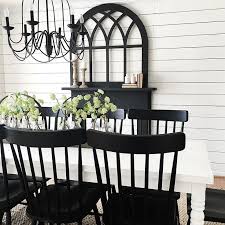 Black And White Inspiration For A Fresh Feel Black Dining Room Sets White Apartment Decor Black And White Dining Room