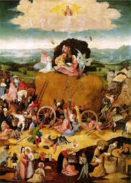 Hieronymus Bosch 1450 1516 The The Haywain Triptych Detail Museo Del Prado Madrid Spain Hieronymus Bosch Katzen Kunst Renaissance Kunst