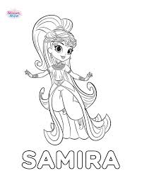 It's full of fun pages in black and white to be colored entirely. Shimmer And Shine Coloring Pages Best Coloring Pages For Kids