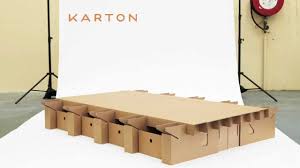 The Paperpedic Bed Karton Cardboard Furniture Cardboard Crafts Cardboard