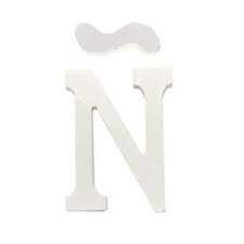 Its translation might not be 100% correct. Letra N De Madera De 11 Cm Aprox Por Solo 1 95 Envio 24h En