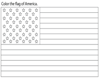 In the 50 states coloring book there is a page for each us states for kids with a state map, state flag, state flower, state bird, state landmarks, and more. State Flags Of The United States Of America Worksheets