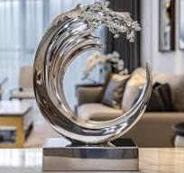 FINEST Customize Modern Stainless Steel Wave Sculpture for Indoor or  Outdoor Settings FS-118