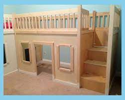 Castle style bunk bed with slide. Pin On Diy Bed Frames