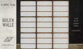 Shop rice paper wall at target™. Mod The Sims Nihon Set Rice Paper Walls Wood Floors