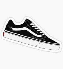 Aesthetic Single Aesthetic Printable Black And White Stickers Vans Old Skool Redone Black And White Sticker Vans Stickers Black And White Stickers Hipster Stickers