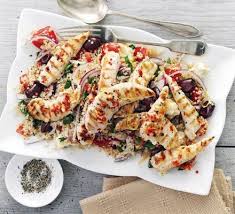 Griddled Chicken With Quinoa Greek Salad Bbc Good Food Me Bbc Good Food Recipes Fodmap Recipes Low Fodmap Recipes