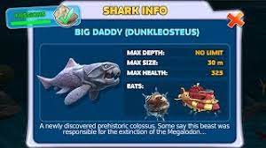 The relic of big daddy is a special item in hungry shark evolution. Hungry Shark Heroes Dunkleosteus Android Gameplay Fhd Part 19 Free Online Games