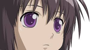 Purple is a rather rare and hard colour to replicate in nature. Girl With Purple Eyes Cartoon Characters Wallpaper Preview 10wallpaper Com