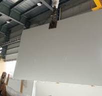 Super Pure Artificial Stone White Stone Nano White Crystallized Glass Panel  for Benchtop Stairs Column