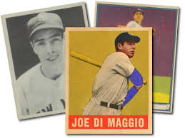 I've got joe dimaggio's card f c and he was so jealous of me. Joe Dimaggio Baseball Cards
