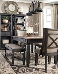 Black And Gray Dining Room Ideas Tyler Creek Black Gray Dining Room Set With Images Farmhouse Dining Rooms Decor Dining Room Small Farmhouse Dining Room
