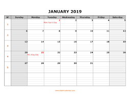 Free Printable 2019 Calendar With Horizontal Lines I Really Like This Calendar B Monthly Calendar Printable Blank Monthly Calendar Template Calendar Template