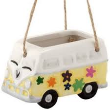 And what's written on the note on the. Other Set Of 2 Hanging Love Bus Hippie Planters Poshmark