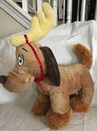 Build A Bear Max The Dog From How The Grinch Stole Christmas Plush 15 Tall Ebay Christmas Plush Grinch Stole Christmas Build A Bear