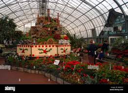Krohn Conservatory Christmas 2021 Krohn Conservatory In Eden Park At Christmas Cincinnati Stock Photo Alamy