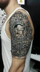 Aztec Tattoos For Men Aztec Tattoo Designs Stone Tattoo Mayan Tattoos