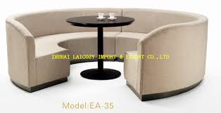 Spanning almost five feet, the circular otago dining table can seat up to eight people in style. Hotel Restaurant Modern Types Of Corner Design C Shaped Round Upholstered Sofa From China Manufacturer Laicozy