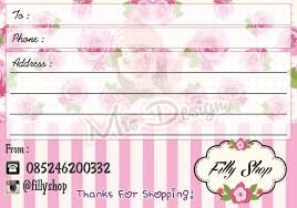 1 ply 100 lembar 25rb 2. Inspirasi Address Sticker Untuk Online Shop Mu Mrsdesignpurwokerto