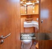 Toilet In A Luxury Caravan Stock Photo - Download Image Now ...