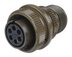 Ms3106a14s 6s Amphenol Industrial Circular Connector Mil Dtl 5015 Series Straight Plug