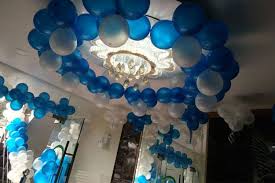 Simple balloon decoration ideas for birthday party at home using barbie dolls balloon together to produce coolest atmosphere. 1000 Balloon Decoration At Home Ideas And Videos Best Packages Balloon Ceiling Balloon Ceiling Decorations Balloon Decorations