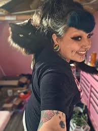 The perfect shirt for Rapture Day ♡ Ft Icecream 🐈‍⬛ Shirt is from  @deadgoodtees 🫶🏻 #therapture #rapture #raptureready #Satan #blackcat  #babywearing