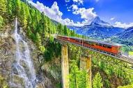 Swiss Alps Bernina Red train and St.Moritz tour from Milan 2024