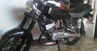 Foto Gambar Modifikasi Motor Rx King Warna Hitam Motor Hitam Biru