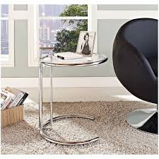 Eileen Gray Modern Classic Table By Euro Style Grey Side Table Modern Side Table Side Table Modern Classic