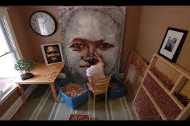 for Grace, a wine cork portrait