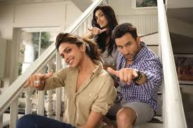 Saif Ali Khan Diana Penty And Deepika Padukone In Cocktail Movie Photos Deepika Padukone Diana Penty Cocktail Movie