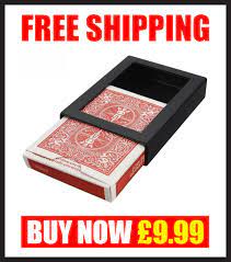 Stack the cards neatly in 1 pile, so that all of the black cards are at the top of the deck and all of the red cards are at the bottom. Magic Card Trick Disappearing Deck