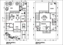Manfaat adanya gambar 3 dimensi; 15 Contoh Gambar Denah Rumah Idaman