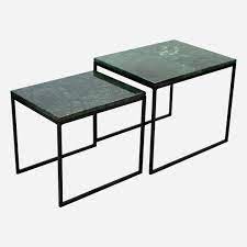 salontafelset groen marmer marmeren salontafels marmeren tafels bijzettafel