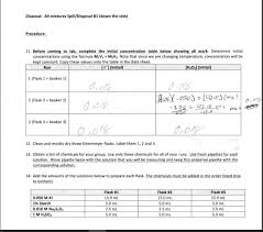 solved experiment 6 iodine clock reaction part 2 in thi