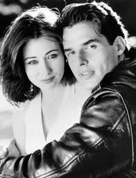 LOVING, from left: Rena Sofer, Rick Telles, (1990 episodes), 1983-1995.  Dramatic Creations Inc
